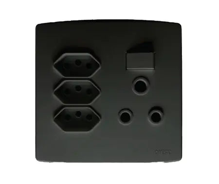 ONESTRO TRINITY X3 + RSA SOCKET 4X4 BLACK