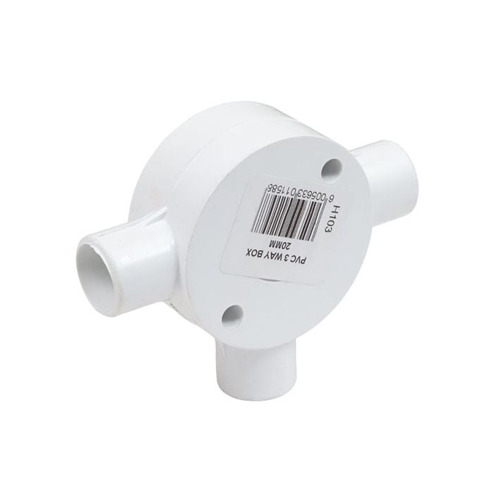CONDUIT BOX PVC 20/25MM 3WAY
