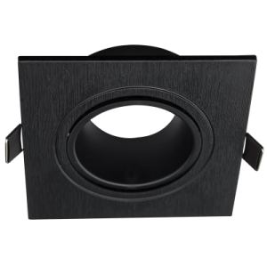 Brightstar Lighting Dl124 Black Square Recessed Polycarbonate With Ant ...