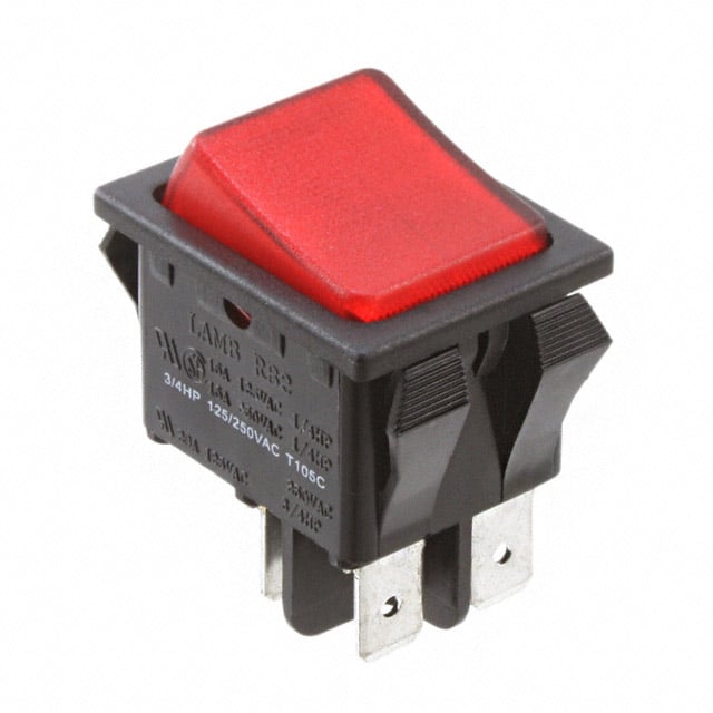 HEATER SWITCH 2POLE RED SWILL