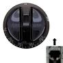 Defy Oven Control Knob Black Ck29405